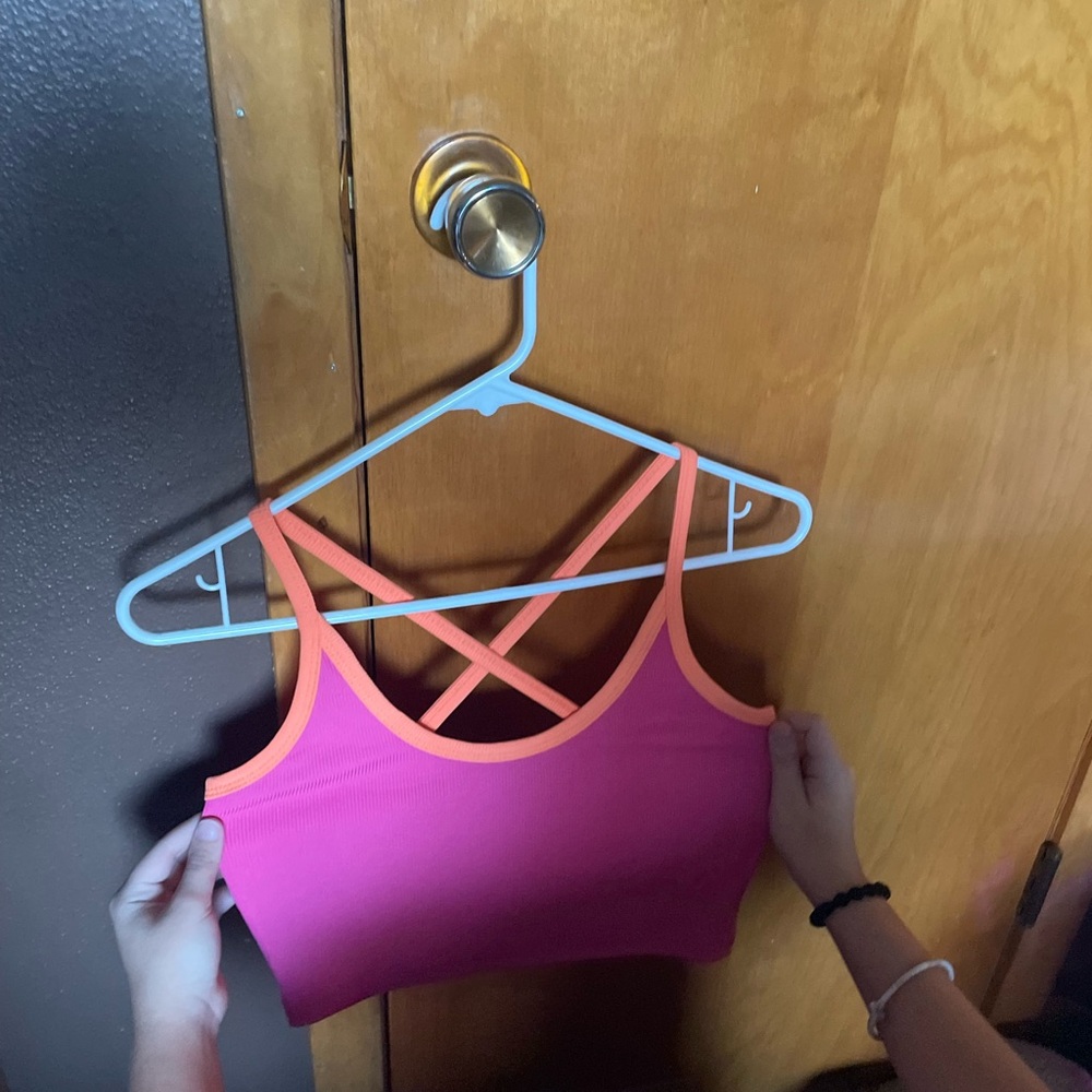 SHEIN Pink and Orange Bandeau